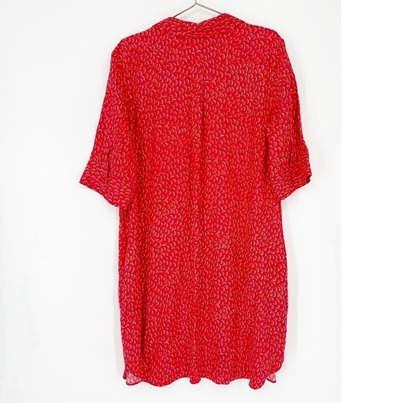 Hobbs London  Marciella Tunic Dress Size 14 Pink Orange - Picture 6 of 7